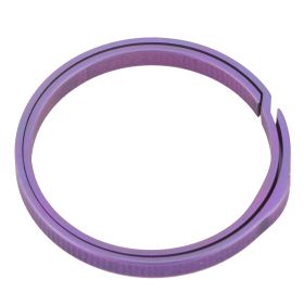 33mm Titanium Alloy Key Ring SidePushing Keyring Outdoor Small Tool Keychain Accessories(Purple )