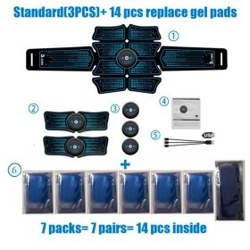 Portable Abdominal Muscle Trainer For Sports Fitness Home Workout Training Equipment (Items: Three-piece Pads)